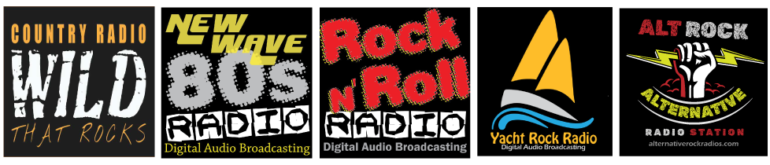 New Wave Radio - Rock n Roll Radio - Wild Country Radio - Yacht Rock Radio - Alternative Radio